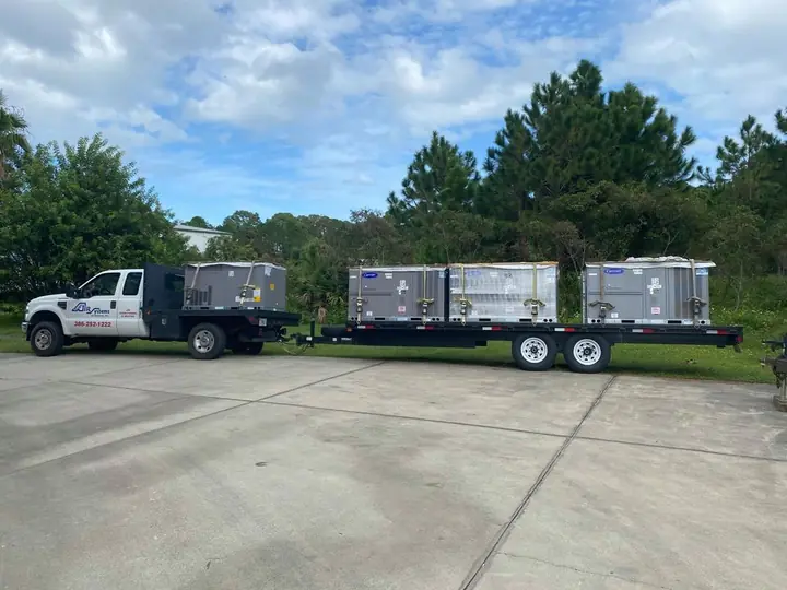 Air Systems of Daytona truck delivering new air conditioning units